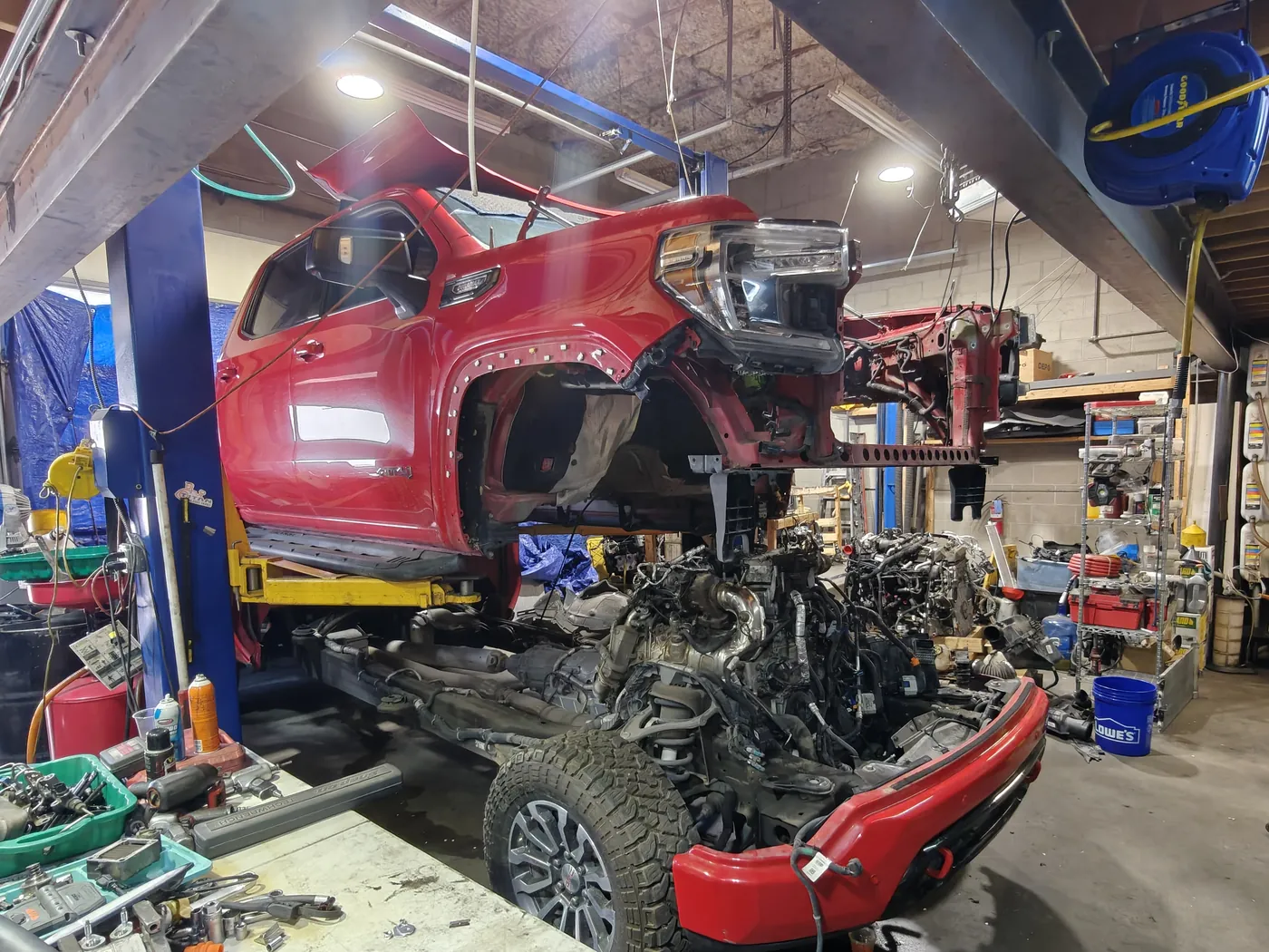 Engine bay service at B3nji's Auto Repair in West Valley City